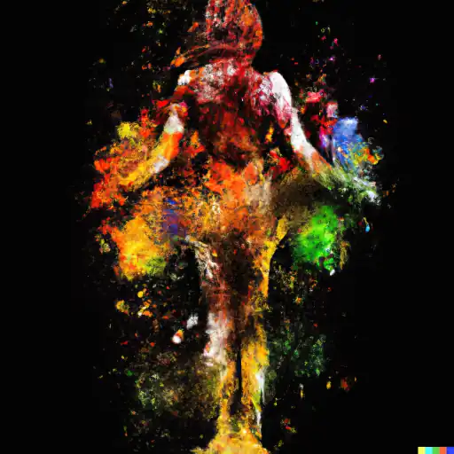 DALL·E 2022 10 25 17.07.52   picture of colorful mud explosions and paint splashes and splitters but as statue of ancient goddess venus, black RED ORANGE GREEN INDIGO VIOLET as di gigapixel low_res scale 6_00x